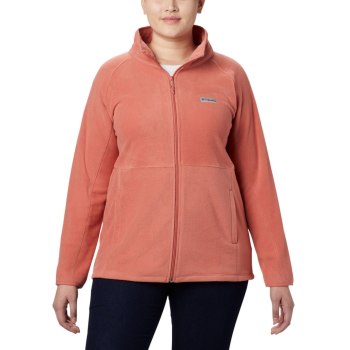 Dámské Bundy Columbia Basin Trail Fleece Full Zip Plus Size Tmavě Koralove XDNGQT538